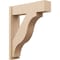 Ekena Millwork 8-in W x 30-in D x 36-in H Funston Block Rough Cedar Woodgrain TimberThane Outlooker, Primed Tan OUTUR080X30X36FST44RCPR - alternate 1